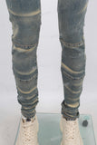 Blue vintage skinny jeans men