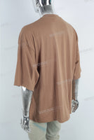 oversize watermark printing t shirt Men
