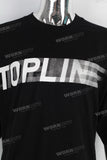 Black oversize screen printing t shirt Men