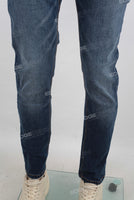 Blue leggings skinny jeans