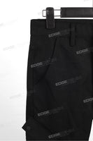2023 New Custom Black Denim Men Straight Baggy Cargo Jeans