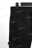 2023 New Custom Black Denim Men Straight Baggy Cargo Jeans