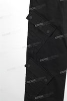 2023 New Custom Black Denim Men Straight Baggy Cargo Jeans