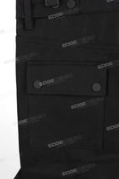 2023 New Custom Black Denim Men Straight Baggy Cargo Jeans