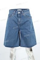 Men Blue Baggy Denim Shorts Custom High Quality Short Jeans