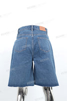 Men Blue Baggy Denim Shorts Custom High Quality Short Jeans