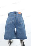 Men Blue Baggy Denim Shorts Custom High Quality Short Jeans
