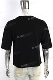 Low MOQ Custom Streetwear T-shirts Men Black Cotton Oversized T Shirt