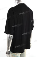 OEM ODM Custom Graphi Men Black Oversized Cotton T Shirts