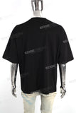 OEM ODM Custom Graphi Men Black Oversized Cotton T Shirts