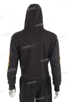 Low MOQ Custom High Quality Long Sleeve Men Black Pullover Hoodie
