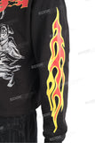 Low MOQ Custom High Quality Long Sleeve Men Black Pullover Hoodie
