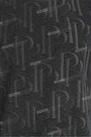 Wholesale Custom Embossing Men Black Cotton T Shrts And Shorts Set