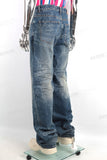 Wholesale Digit Print Denim Trousers Men Distressed Baggy Jeans Pants