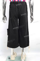 Men Drawstring Black Fashion Streetwear Baggy Sweatpants