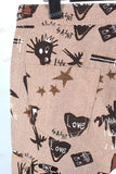 Men Fashion Design Cargo Tassel Tapestry Pants
