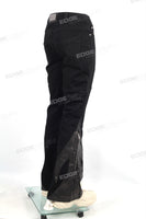 Wholesale Custom Streetwear Fashion Men Black Flare Jeans