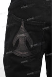 Wholesale Custom Streetwear Fashion Men Black Flare Jeans