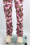 Men Trousers Custom Full print Camouflage Twill Stacked Pants