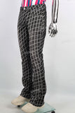 Customized Fashion Jacquard Denim Pants Skinny Flare Jeans For Men