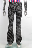Customized Fashion Jacquard Denim Pants Skinny Flare Jeans For Men