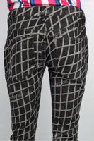 Customized Fashion Jacquard Denim Pants Skinny Flare Jeans For Men