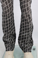 Customized Fashion Jacquard Denim Pants Skinny Flare Jeans For Men