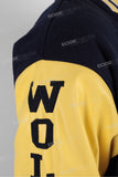 Custom Embroidery Logo Leather Sleeve Letterman Varsity Jacket For Men