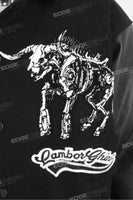 Custom Logo Men Embroidery Black Leather Long Sleeve Varsity Jacket