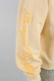 Custom Logo No drawstring Men Puff Print Pullover Hoodie