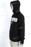 Custom Men Hoodies Rhinestone Oversize No String Pullover Hoodie