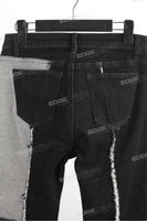 Men's Fashion Streetwear Trousers Custom Denim Patchwork Jeans For Men