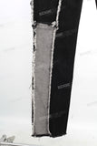 Men's Fashion Streetwear Trousers Custom Denim Patchwork Jeans For Men