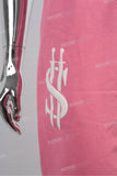 OEM/ODM Custom Men Pink Puff Print Stacked Sweatpants With Pocket