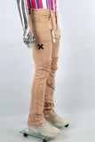 Fashion Jeans Trousers Streetwear Men Ripped Skinny Flare Denim Jeans Pants