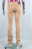 Fashion Jeans Trousers Streetwear Men Ripped Skinny Flare Denim Jeans Pants