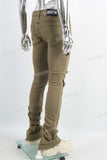 OEM ODM Custom Men Denim Streetwear Flare Ripped Skinny Jeans