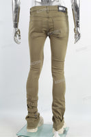OEM ODM Custom Men Denim Streetwear Flare Ripped Skinny Jeans