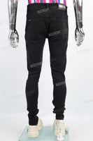 ManufacturerCustom Logo Men Black Skinny Ripped Denim Jeans