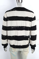 Custom Men Round Neck Stripes Long Sleeve T Shirts