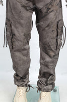 Custom Men 6 Pockets Baggy Vintage Cargo Pants