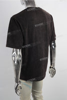 Men's Short Sleeve Shirts Custom Fashion Black Digital Print Graphic Vintage T Shirt