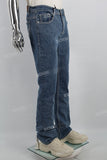 Embroidery Pocket Logo Men Jeans