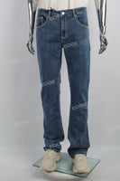 Embroidery Pocket Logo Men Jeans