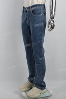 Embroidery Pocket Logo Men Jeans
