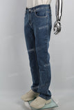 Embroidery Pocket Logo Men Jeans