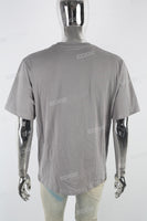 Grey Washing White Print Men's T-shirt