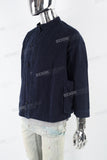 Navy Blue Side 3D Pocket  Men's Jacket