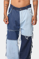 Multi Tone Denim Jeans