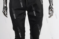 black wax skinny men jeans